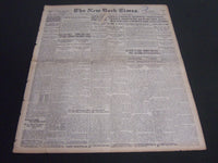 1919 APRIL 20 NEW YORK TIMES - ANGLO-FRENCH ENTENTE TIGHTENED - NT 6977