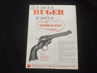 1958 AUGUST GUNS MAGAZINE - ROY ROGERS - J 7805