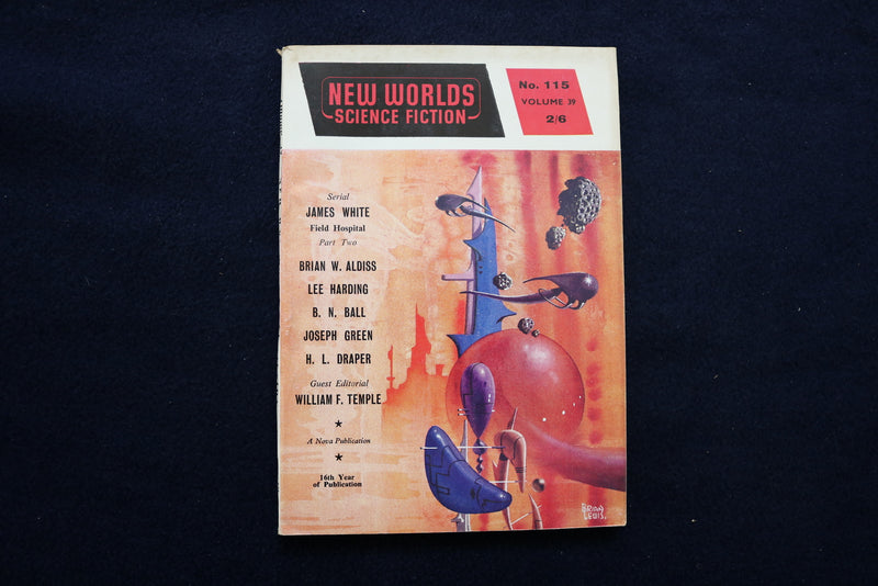 1962 FEBRUARY NEW WORLDS SOFTCOVER DIGEST MAGAZINE -VOLUME 39, NUMBER 115- K 448
