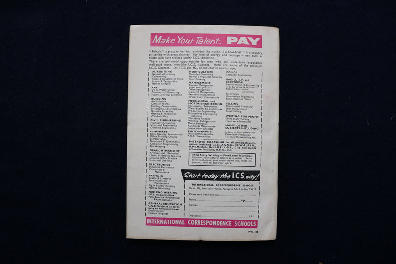 1961 JANUARY NEW WORLDS SOFTCOVER DIGEST MAGAZINE - VOLUME 34, NUMBER 101- K 440