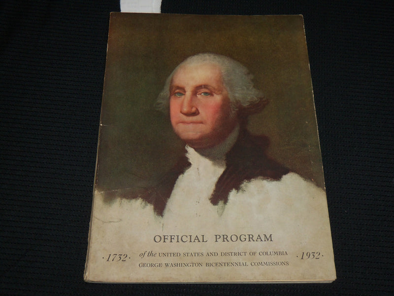 1932 GEORGE WASHINGTON BICENTENNIAL COMMISSIONS SOFTCOVER PROGRAM - J 6949