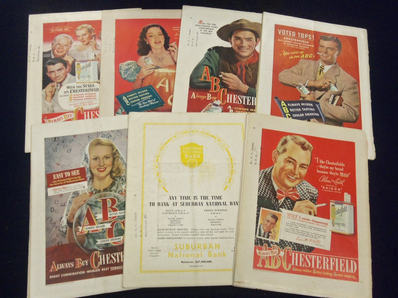 1947-1950 UNIVERSITY OF MARYLAND ALUMNI MAGAZINE LOT OF 7 ISSUES - ADS - O 1890