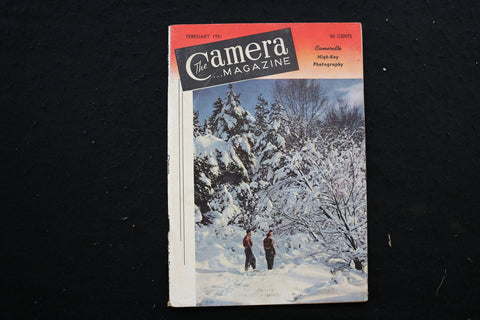 1951 FEBRUARY THE CAMERA MAGAZINE - WINTER SNOW IN TREES COVER - K 356