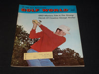 1969 APRIL 22 GOLF WORLD MAGAZINE - GEORGE ARCHER FRONT COVER - E 6503