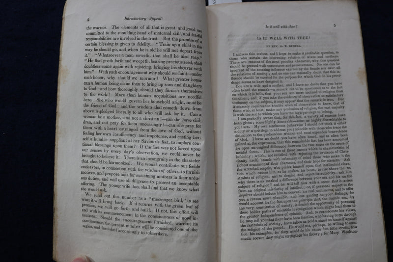 1834 THE MICROCOSM - VOL 1, NO. 1 - COLERIDGE - SOFTCOVER BOOK - K 821