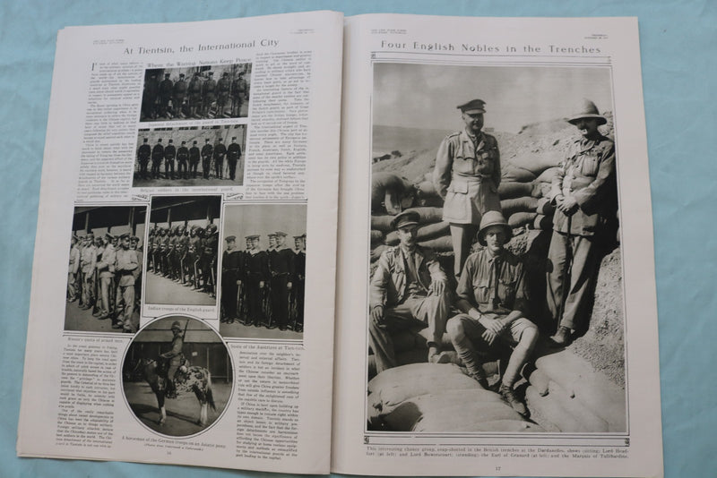1915 OCTOBER 28 NEW YORK TIMES MID-WEEK PICTORIAL - BULGARIAN BALLOON - NP 9152
