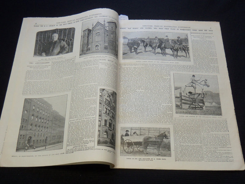 1902 OCTOBER 5 NEW YORK TRIBUNE ILLUSTRATED SUPPLEMENT - WHITE HOUSE - NP 9012