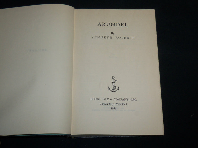 1956 ARUNDEL HARDCOVER BOOK BY KENNETH ROBERTS - KD 7250