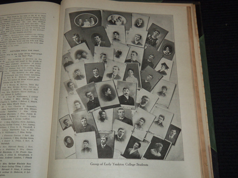 1912-1917 YANKTON STUDENT NEWSPAPER VOLUME LOT OF 5 - SOUTH DAKOTA - KD 3396B