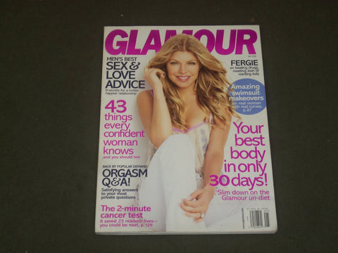 2008 MAY GLAMOUR MAGAZINE - FERGIE COVER - B 3003