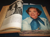 1952-1955 MOVIE STAR SCRAPBOOK LOADED WITH GREAT PHOTOS - 9A