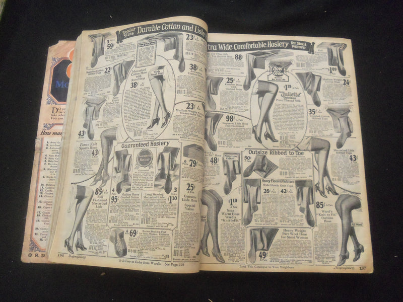 1925-26 FALL AND WINTER MONTGOMERY WARD CATALOG - GREAT FASHION - R 93B