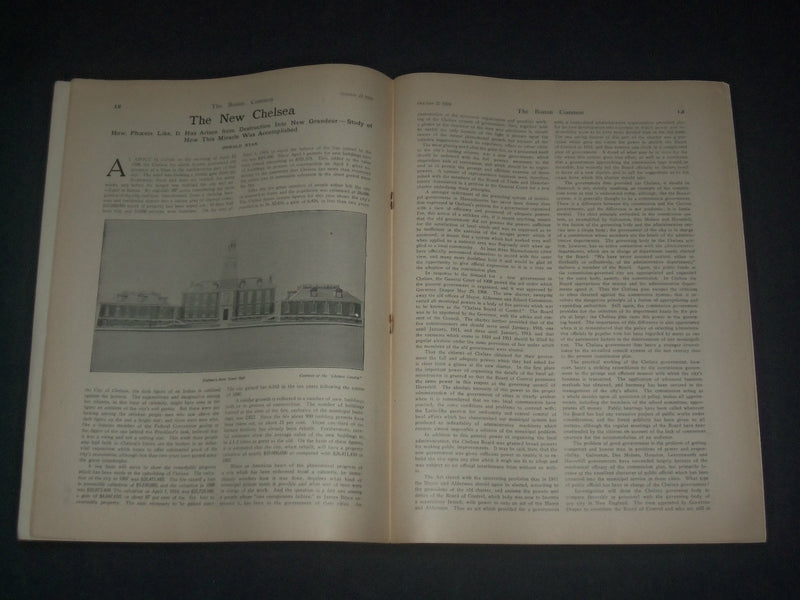 1910 OCTOBER 22 THE BOSTON COMMON MAGAZINE - MAYOR'S NEW TAX PLAN - B 6228