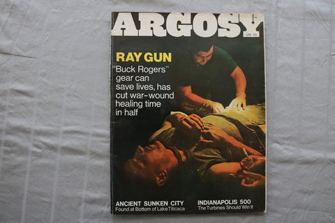 1968 JUNE ARGOSY MAGAZINE - RAY GUN COVER - SP 6187R