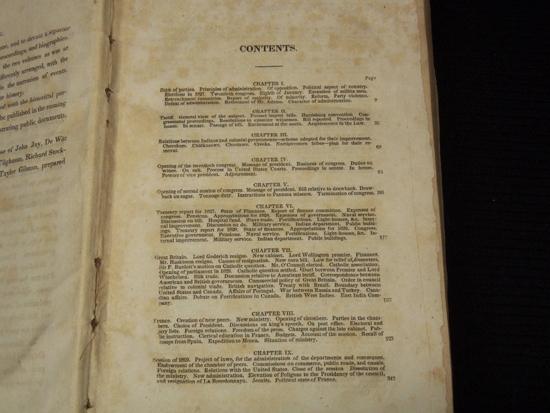 1835 THE AMERICAN REVOLUTION ANNUAL REGISTER FOR 1827-8-9 - SECOND EDN - KD 9523