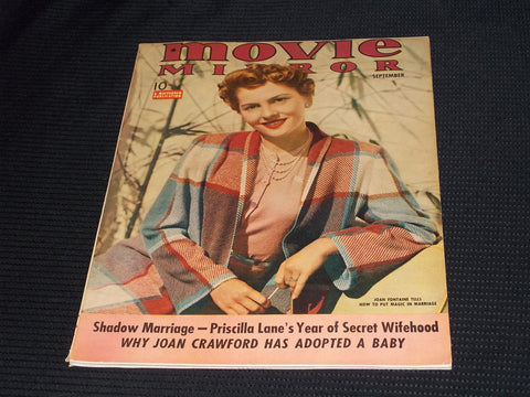 1940 SEPTEMBER MOVIE MIRROR MAGAZINE - JOAN FONTAINE FRONT COVER - E 15355