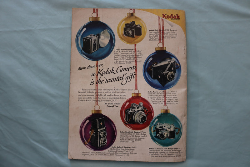 1949 DECEMBER PHOTOGRAPHY MAGAZINE - LIZABETH SCOTT COVER - E 26582