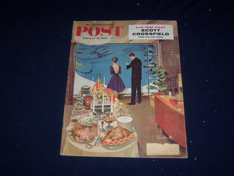 1960 FEBRUARY 20 THE SATURDAY EVENING POST MAGAZINE - ILLUSTRATED COVER- SP 5720