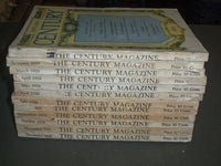 1926 THE CENTURY MAGAZINE - LOT OF 12 - COMPLETE YEAR - MANY STORIES - WR 1158A