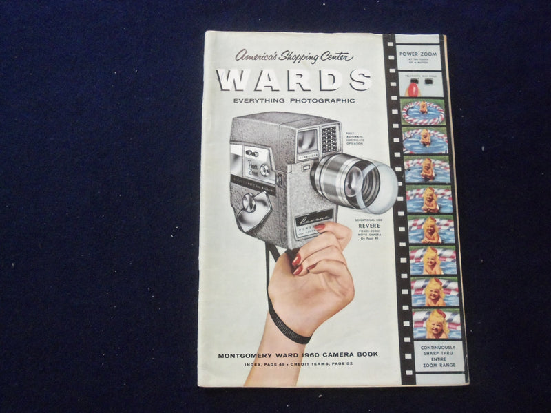 1960 MONTGOMERY WARD CAMERA BOOK CATALOG - SOFTCOVER - J 9310