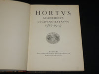 1938 HORTUS ACADEMICUS - LEYDEN UNIVERSITY 1587-1937 HARDCOVER BOOK - KD 7412