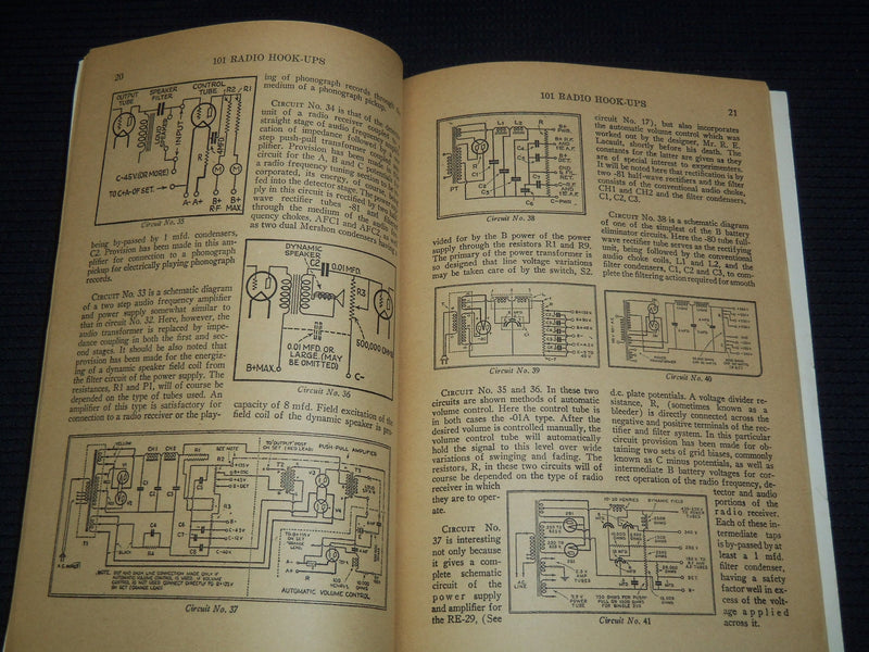 1930 RADIO NEWS 101 RADIO HOOK-UPS MAGAZINE COMPILED BY RADIO NEWS - J 7893