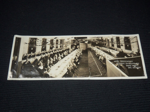 1932 MECO ASSOC. MORGAN ENVELOPE X-MAS PARTY PHOTO - 11 3/4
