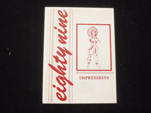 1989 IMPRESSIONS PEQUANNOCK VALLEY SCHOOL YEARBOOK- POMPTON PLAINS, NJ - YB 3167