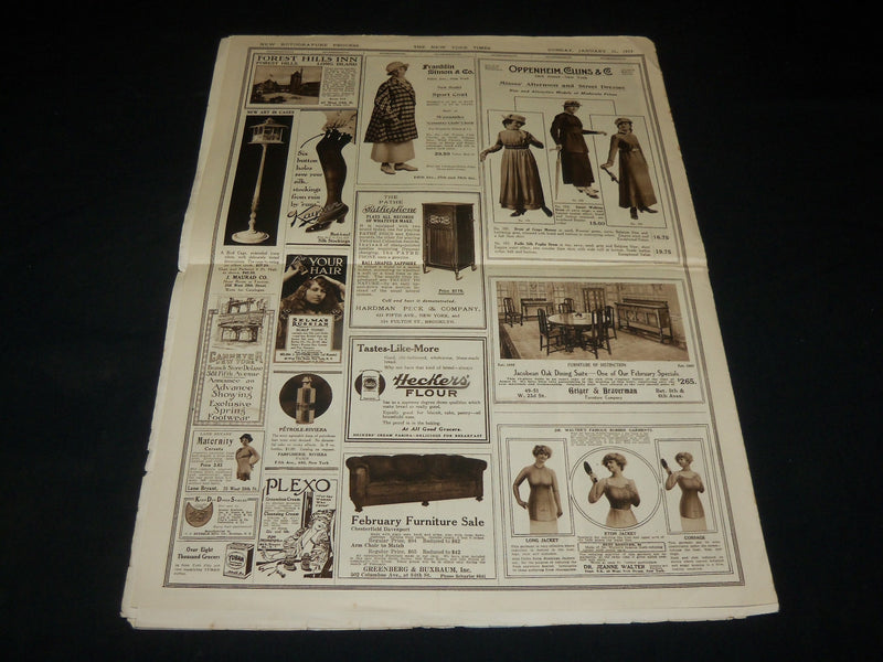 1915 JANUARY NEW YORK TIMES PICTURE SECTION - WORLD WAR I - WWI - NP 5469