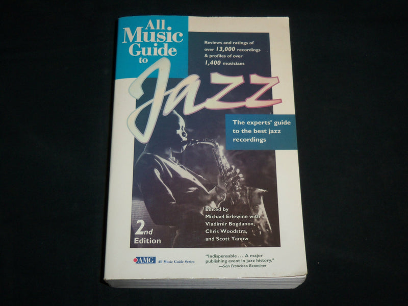 1996 ALL MUSIC GUIDE TO JAZZ SOFTCOVER BOOK - SECOND EDITION - KD 7018