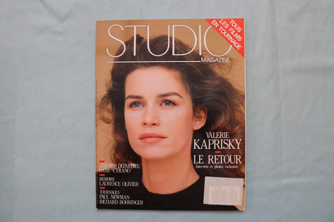 1989 AUGUST STUDIO MAGAZINE - VALERIE KAPRISKY COVER - FRENCH - E 19500