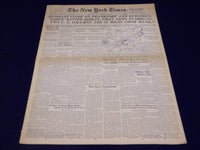 1945 FEB 4 NEW YORK TIMES - RUSSIANS CLOSE ON FRANKFORT AND KUESTRIN - NT 526
