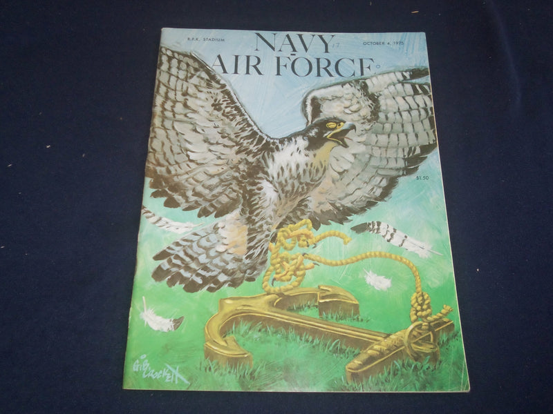 1975 OCTOBER 4 NAVY VS AIR FORCE FOOTBALL PROGRAM - ST 4974Q