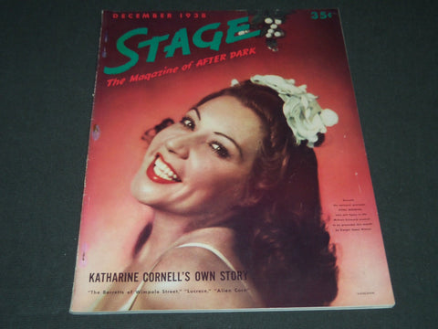1938 DECEMBER THE STAGE MAGAZINE - ETHEL MERMAN - GREAT PHOTOS & ADS - ST 76