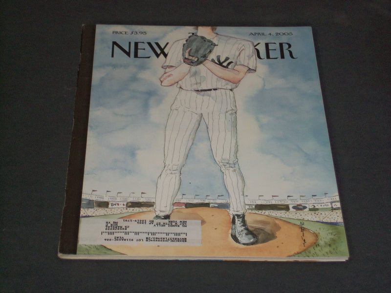 2005 APRIL 4 THE NEW YORKER MAGAZINE- RANDY JOHNSON YANKEE DEBUT COVER - NY 2026
