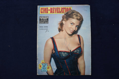 1958 MAR 20 CINE-REVELATION MAGAZINE - SCILLA GABEL-LANA TURNER COVER - E 22110