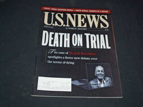 1994 APRIL 25 U.S. NEWS & WORLD REPORT MAGAZINE - DEATH ON TRIAL - SP 6342