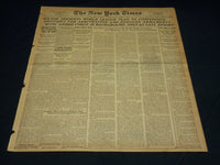 1919 FEBRUARY 15 NEW YORK TIMES - WILSON PRESENTS WORLD LEAGUE PLAN - NT 7966