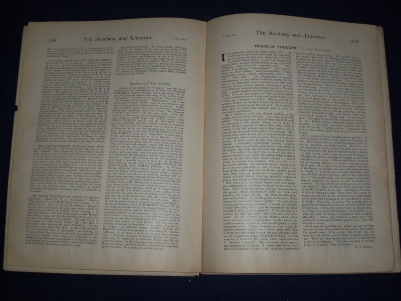 1904 THE ACADEMY WEEKLY REVIEW OF LITERATURE LOT OF 22 ISSUES - LONDON - O 2230