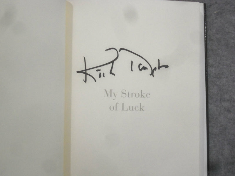 2002 MY STROKE OF LUCK BY KIRK DOUGLAS - SIGNED BY KIRK DOUGLAS - KD 2760D