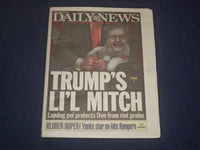 2021 MAY 20 NEW YORK DAILY NEWS NEWSPAPER -MCCONNELL AND GOP TO STOP JAN 6 PROBE