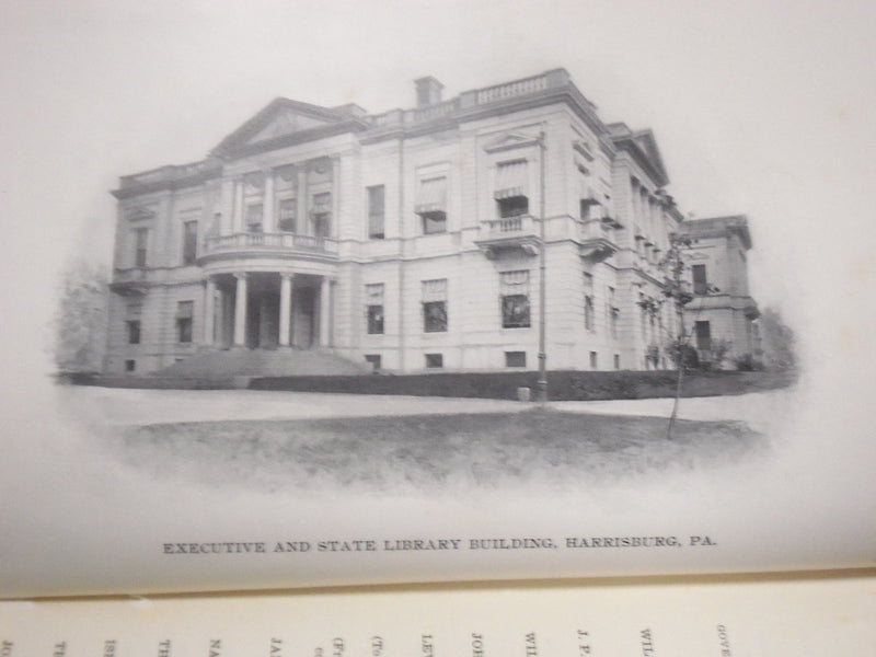 1900 SMULL'S LEGISLATIVE HANDBOOK MANUAL OF PENNSYLVANIA - NICE PHOTOS - KD 2158