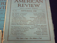 1920 NORTH AMERICAN REVIEW LOT OF 10 ISSUES - GREAT STORIES/ARTICLES - WR 655