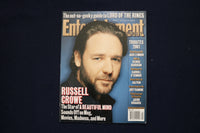 2002 JANUARY 4 ENTERTAINMENT WEEKLY MAGAZINE - RUSSELL CROWE COVER - E 18204