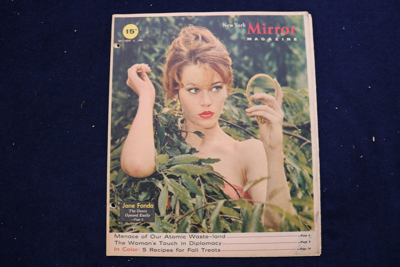 1959 SEPTEMBER 6 NY MIRROR MAGAZINE - JANE FONDA COVER - E 22229
