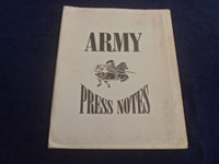 1998 OCTOBER 17 SOUTHERN MISSISSIPPI AT ARMY FOOTBALL GAME PRESS KIT - ST 4628E