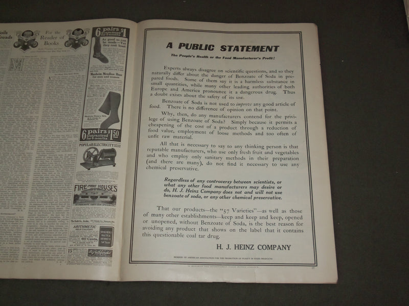 1909 FEB 27 COLLIER'S MAGAZINE - GREAT ILLUSTRATIONS, ARTICLES & ADS - F 600