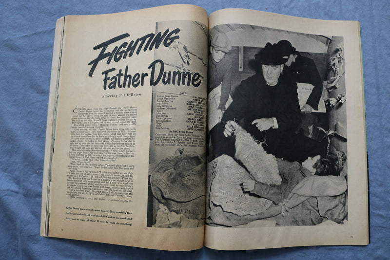 1948 JULY MOVIE STORY MAGAZINE - BING CROSBY & JOAN FONTAINE COVER - ST 1002L
