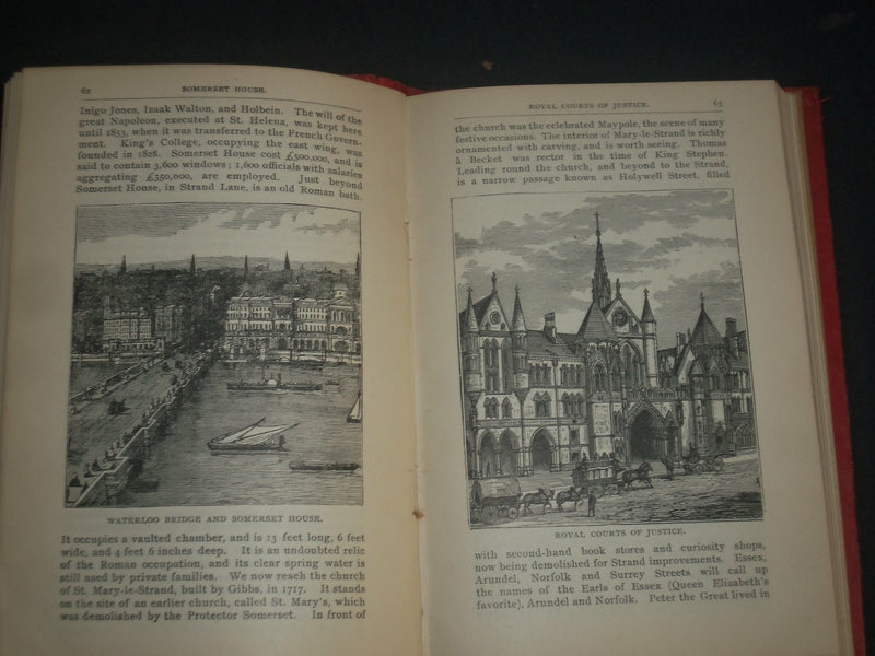 1902 CHARLES ALVIN GILLIG'S LONDON GUIDE - 16TH EDITION - NICE ILLUS. - KD 5443