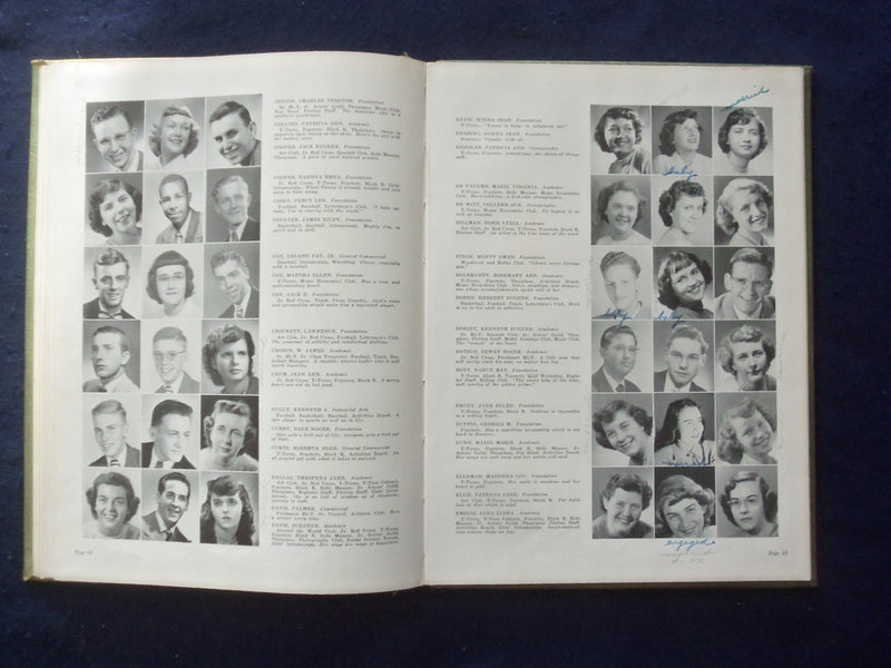 1950 PIERIAN RICHMOND HIGH SCHOOL YEARBOOK - RICHMOND, INDIANA - YB 1926M